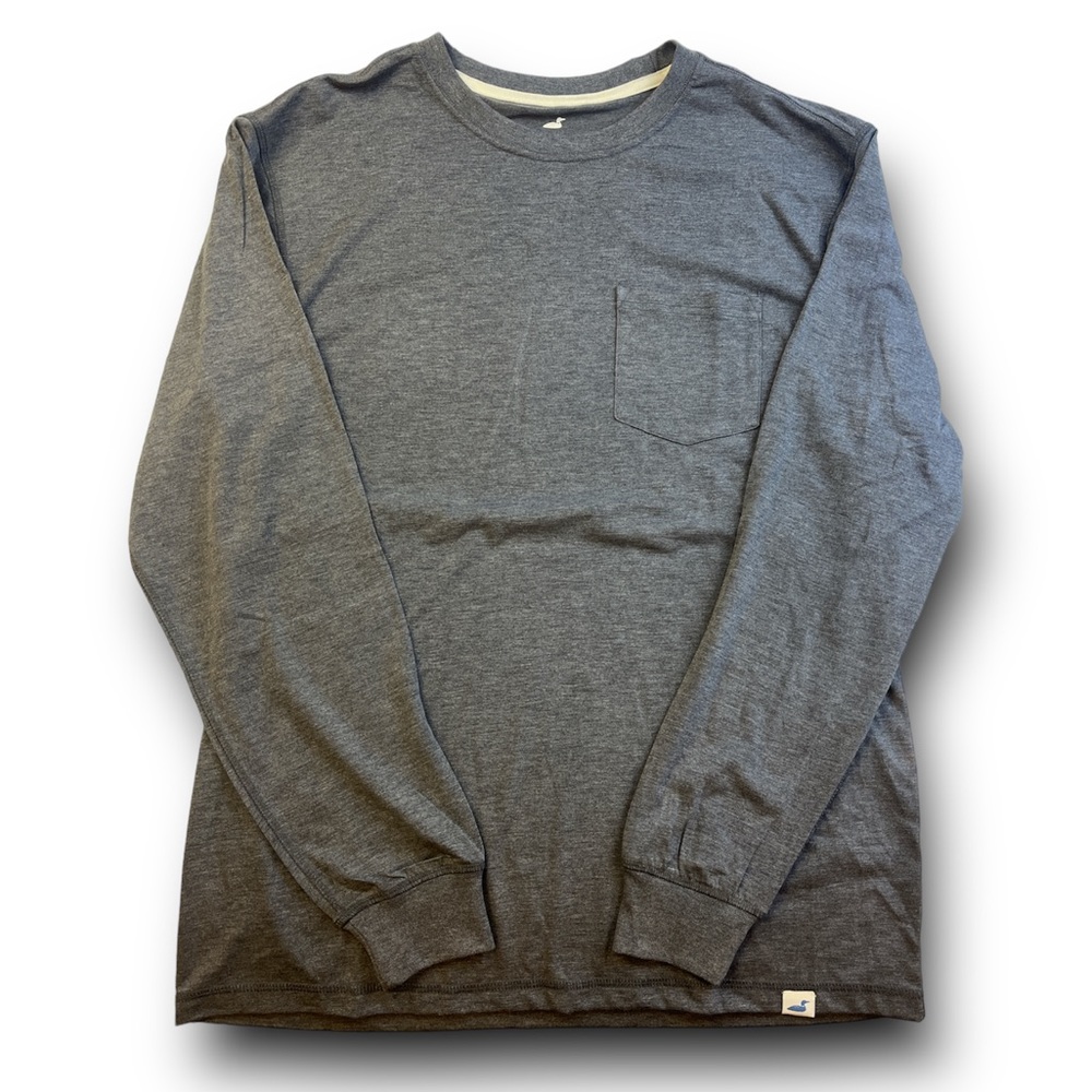 Great Lakes ecoBreeze Long Sleeve Pocket Tee Gray R80